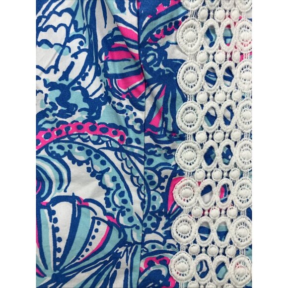 Lilly Pulitzer x Target Blue Shift Dress Women's Size 4 New FLAWED READ - Picture 4 of 12